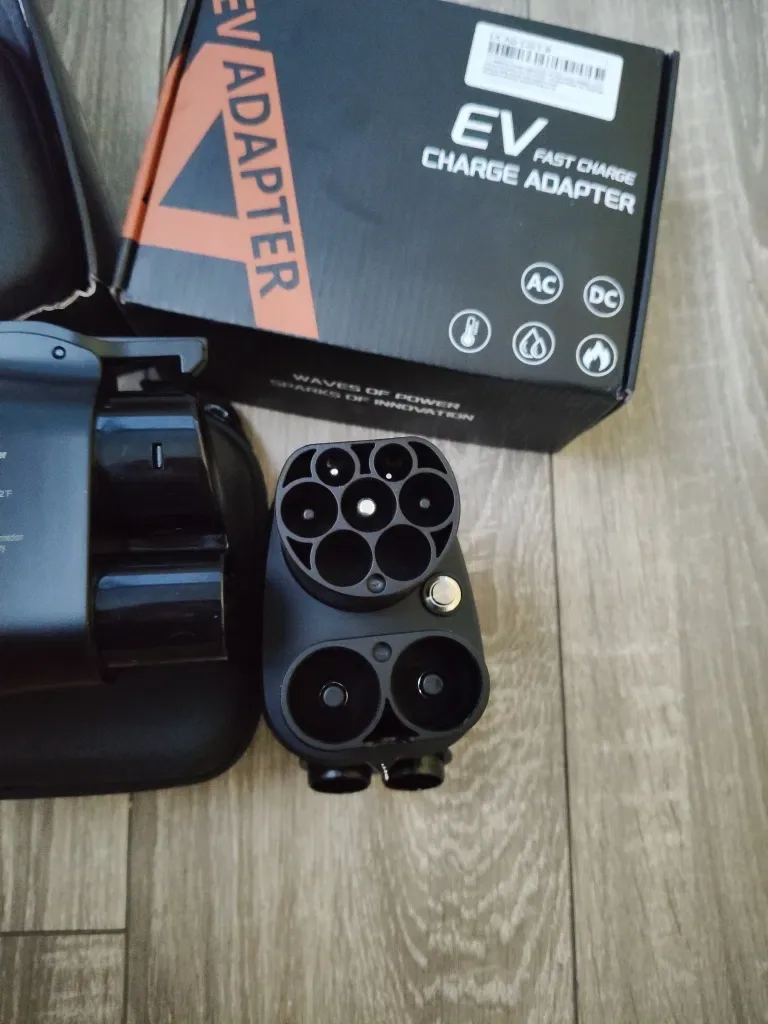 ЛЮКС‼️Перехідник CCS Combo 2 - CCS Combo 1 | AC+DC 400A 250кВт | Type 2 7.4кВт | Для Chevrolet, Ford, Rivian, Cadillac EV — фото 2