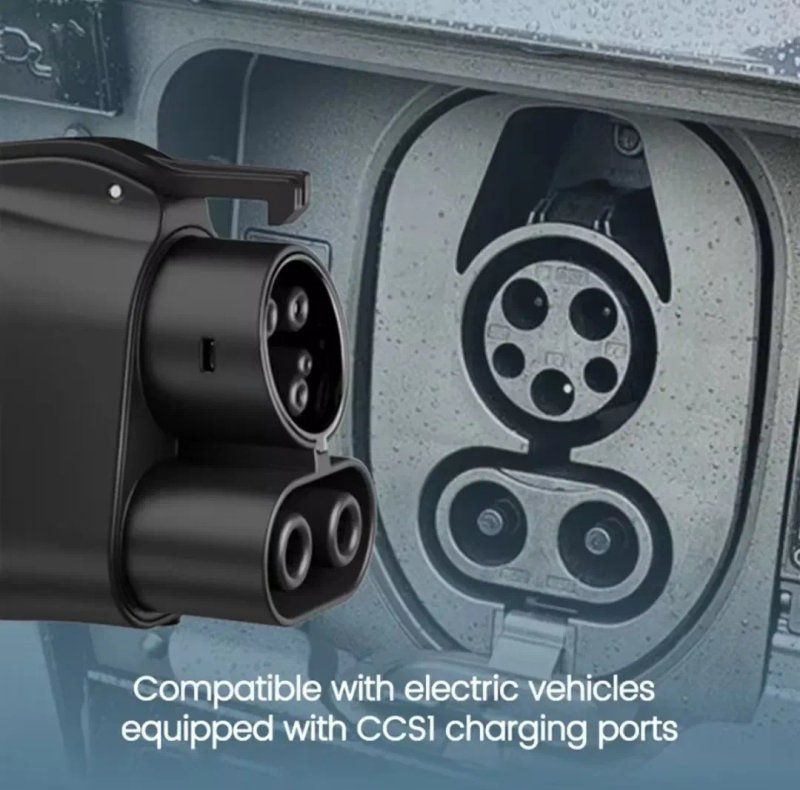 ЛЮКС‼️Перехідник CCS Combo 2 - CCS Combo 1 | AC+DC 400A 250кВт | Type 2 7.4кВт | Для Chevrolet, Ford, Rivian, Cadillac EV — фото 7