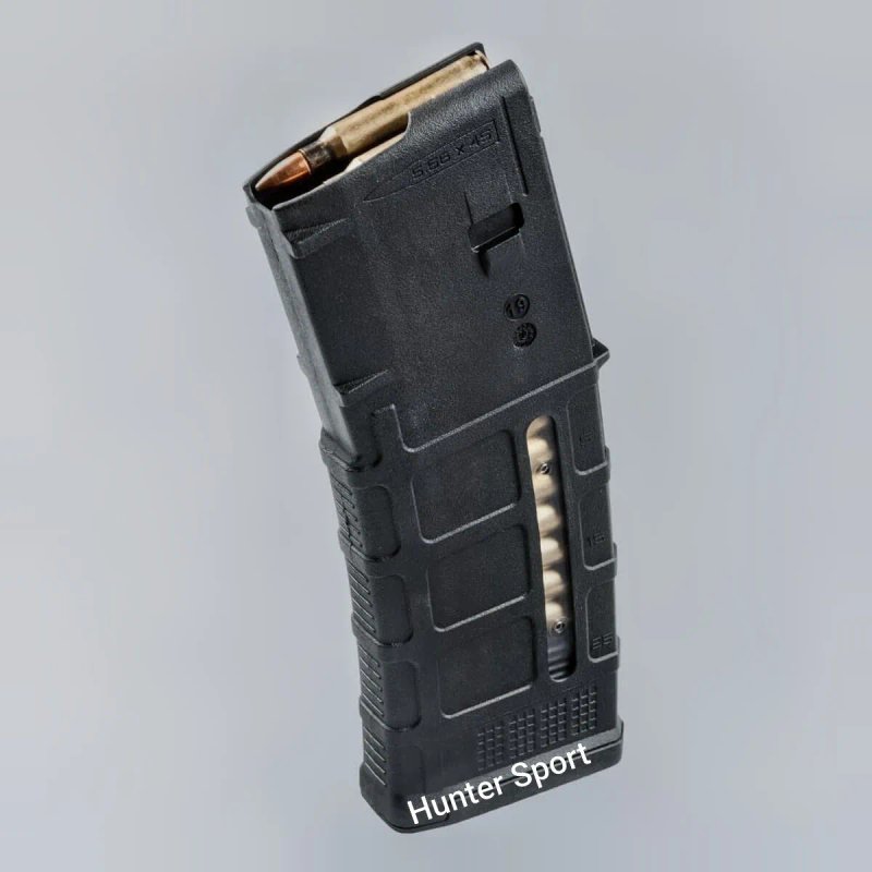 Магазин для AR15, Magpul PMAG Gen3 Black, на 30 патронов 5,56/.223 cal. Оригинал MAG556 с Окном — фото 4