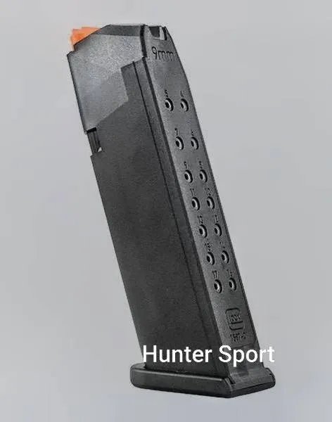 Магазин Glock 17 Gen5, на 17 патронов 9 mm ( 9x19) Black, для оружия Глок. Оригинал — фото 4
