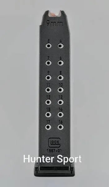 Магазин Glock 17 Gen5, на 17 патронов 9 mm ( 9x19) Black, для оружия Глок. Оригинал — фото 2