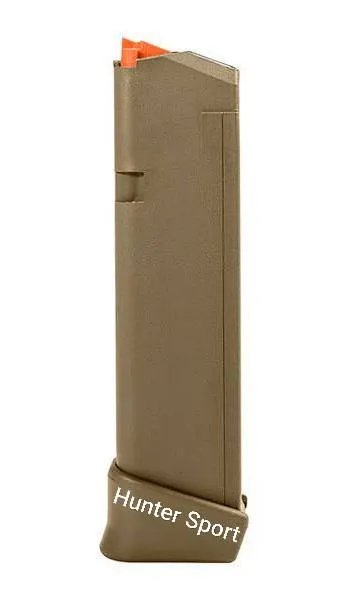 Магазин Glock 19X Gen5 FDE, на 19 (17+2) патронов, 9 мм (9х19 cal.) для оружия Глок. Оригинал — фото 3
