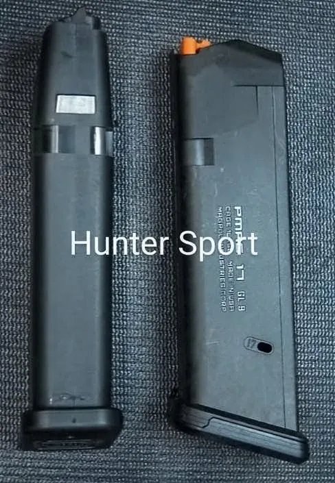 Магазин Magpul PMAG black для Glock 17 на 17 патронов, 9 мм(9х19, 9х21 cal.) для оружия Глок. Оригинал MAG546 — фото 2
