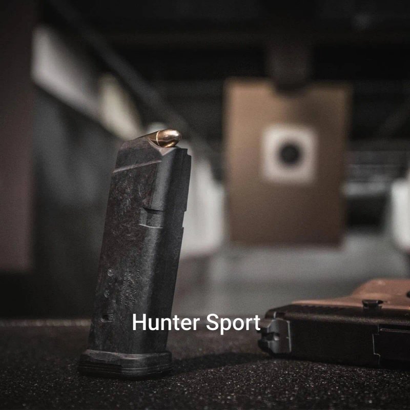 Магазин Magpul PMAG black для Glock 19/26 на 15 патронів, 9 мм(9х19, 9х21)для оружия Глок.Оригинал MAG550 — фото 2