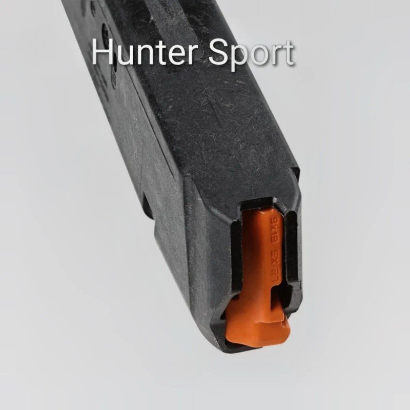 Магазин Magpul PMAG black для Glock на 27 патронов, 9 мм(9х19, 9х21 cal.) для оружия Глок. Оригинал MAG662 — фото 7