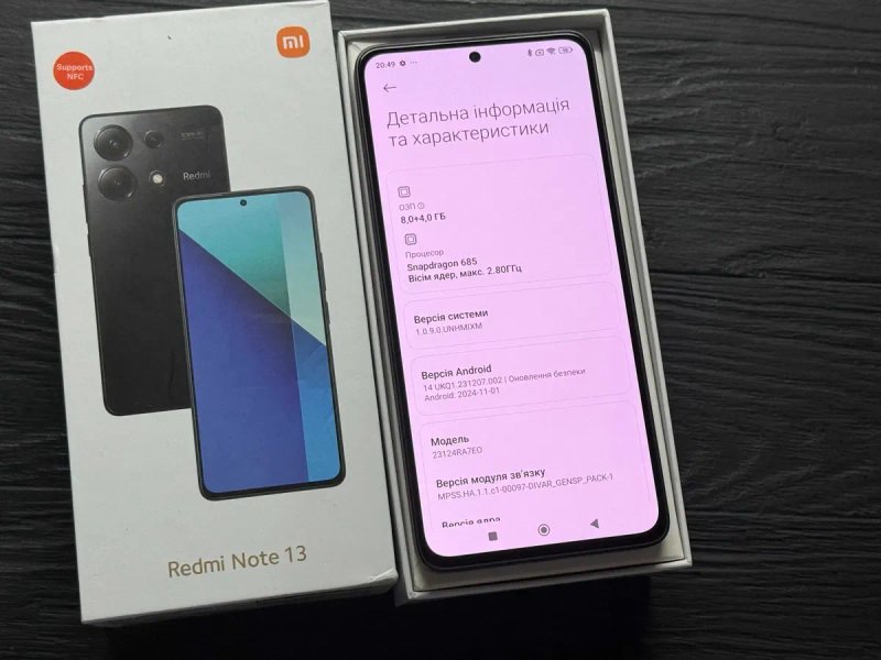 МАГАЗИН Xiaomi Redmi Note 13 8gb/256gb ГАРАНТИЯ/Trade-In/Oбмeн — фото 2