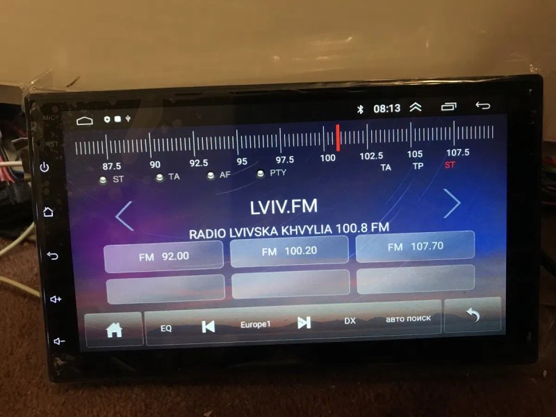 Магнітола 2дін Android 12 2GB/32Gb Carplay USB GPS WiFi 7 IPS — фото 6