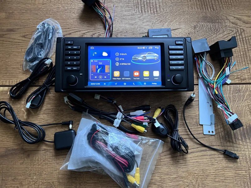 Магнітола Android 8 ядер Sim 4g Gps Car Play BMW X5 E53 E39 E38 — фото 2