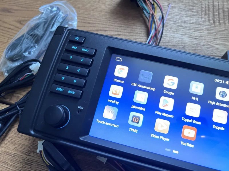 Магнітола Android 8 ядер Sim 4g Gps Car Play BMW X5 E53 E39 E38 — фото 5