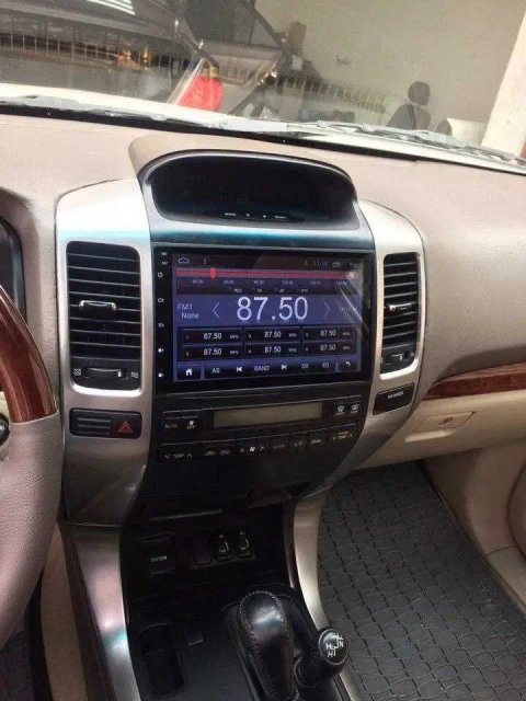 Магнитола android 9" Land Cruiser Prado 100, 120, 150, 200, QLed Wi-Fi