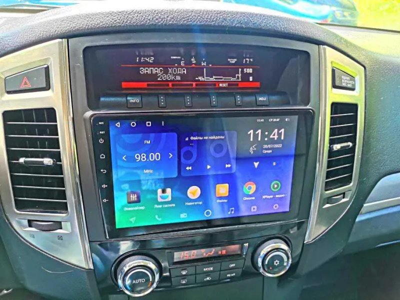Магнітола андроид для Mitsubishi Pajero автомагнитола 9 дюймів, CarPlay та AndroidAuto — фото 4