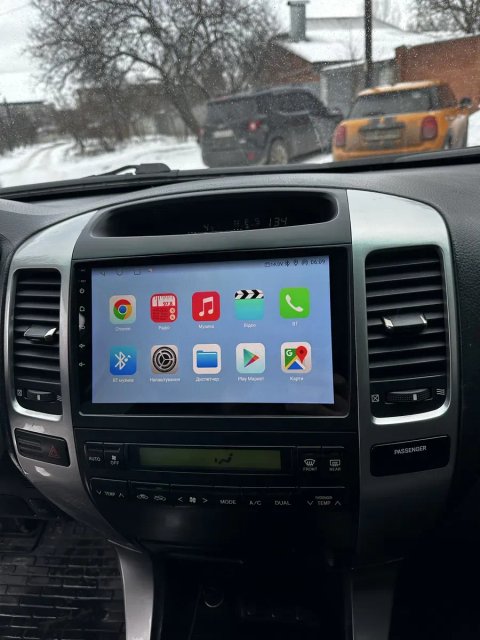 Магнитола android для Toyota Land Cruiser Prado 120, CarPlay