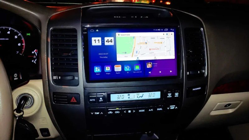 Магнитола android для Toyota Land Cruiser Prado 120, CarPlay — фото 5