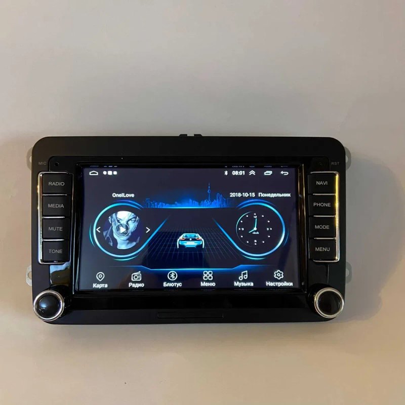 Магнітола Android Skoda Octavia  Superb Fabia Rapid Passat VW Golf — фото 8