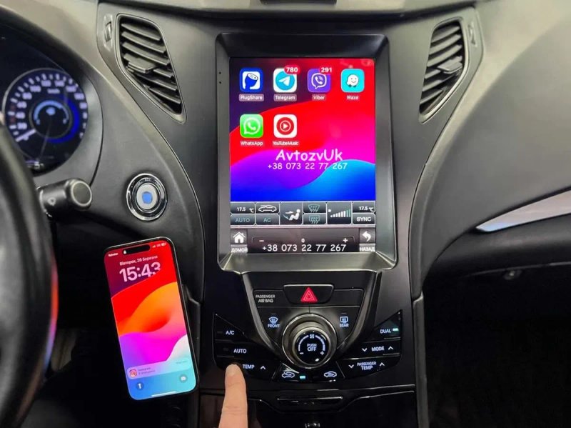 Магнітола AZERA Hyundai SONATA GRANDEUR I55 i55 Азера Соната Андроїд — фото 6