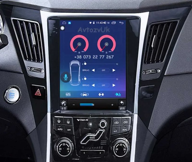 Магнітола AZERA Hyundai SONATA GRANDEUR I55 i55 Азера Соната Андроїд — фото 8