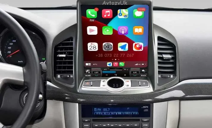Магнитола CAPTIVA Chevrolet SILVERADO Tesla Каптива CarPlay Android 16 — фото 7