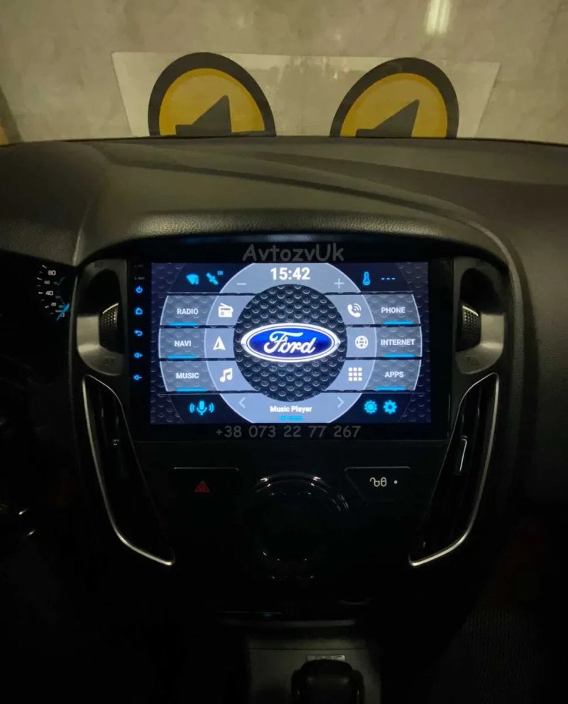 Магнітола FOCUS 3 2 Ford 3 Focus 4 1 Форд Фокус Tesla CarPlay Андроїд — фото 4