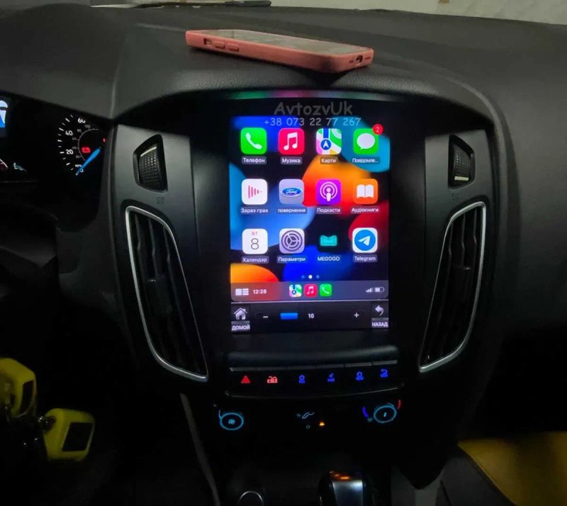 Магнітола FOCUS 3 2 Ford 3 Focus 4 1 Форд Фокус Tesla CarPlay Андроїд — фото 5