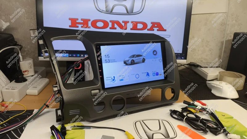 Магнитола Honda civic 4D/hybrid  Android  4/64g — фото 3