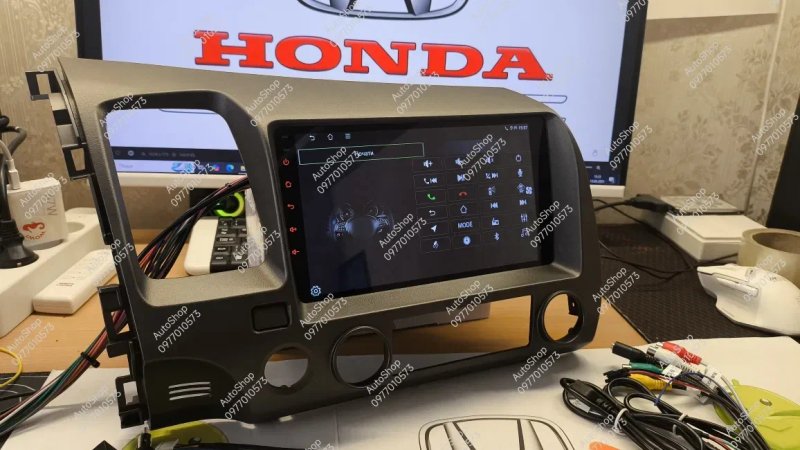 Магнитола Honda civic 4D/hybrid  Android  4/64g — фото 5