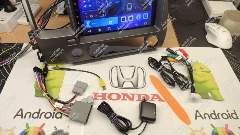 Магнитола Honda civic 4D/hybrid  Android  4/64g — фото 6