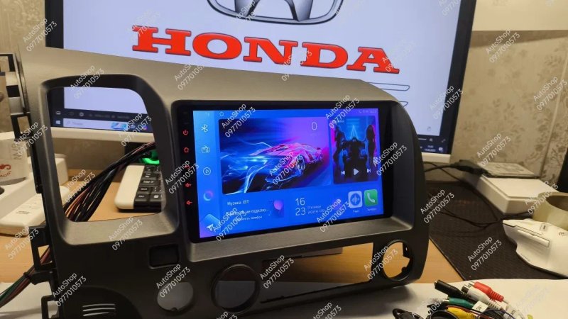 Магнитола Honda civic 4D/hybrid  Android  4/64g — фото 7
