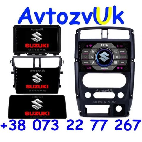 Магнитола JIMNY Suzuki CELERIO GPS DVD TV USB 2 дин CarPlay Android 15