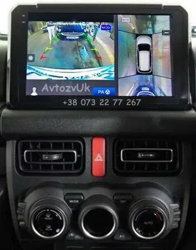 Магнитола JIMNY Suzuki CELERIO GPS DVD TV USB 2 дин CarPlay Android 15 — фото 2