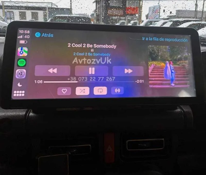 Магнитола JIMNY Suzuki CELERIO GPS DVD TV USB 2 дин CarPlay Android 15 — фото 7