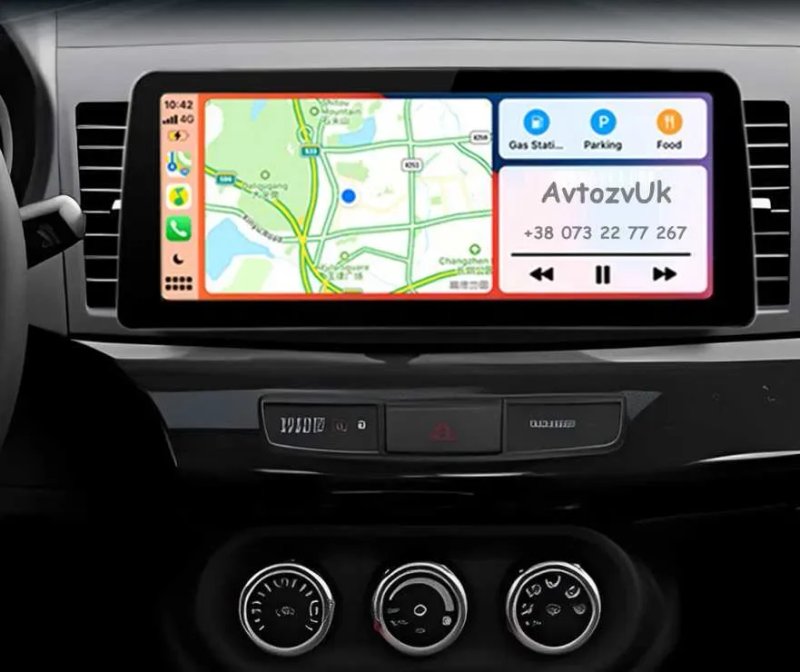 Магнітола LANCER 10 Mitsubishi Х 9 GPS Лансер 10 CarPlay Андроїд 16 — фото 4