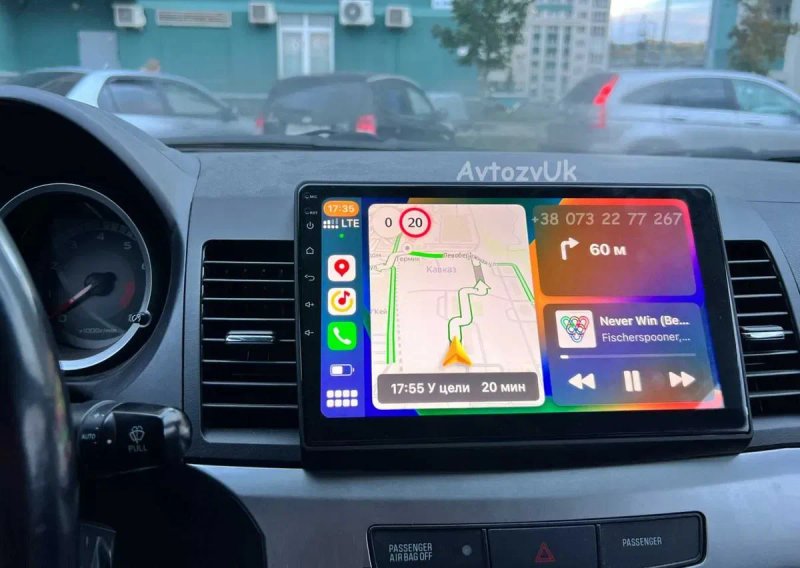Магнітола LANCER 10 Mitsubishi Х 9 GPS Лансер 10 CarPlay Андроїд 16 — фото 5