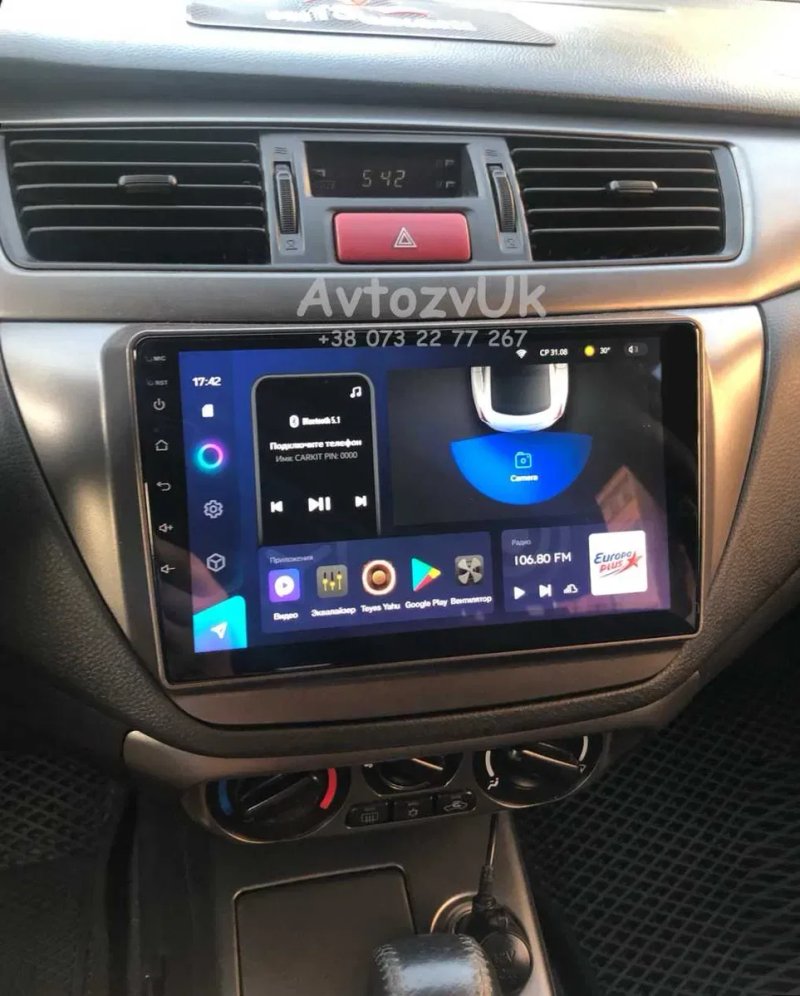Магнітола LANCER 10 Mitsubishi Х 9 GPS Лансер 10 CarPlay Андроїд 16 — фото 7