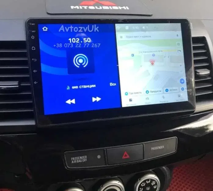 Магнітола LANCER 10 Mitsubishi Х 9 GPS Лансер 10 CarPlay Андроїд 16 — фото 8