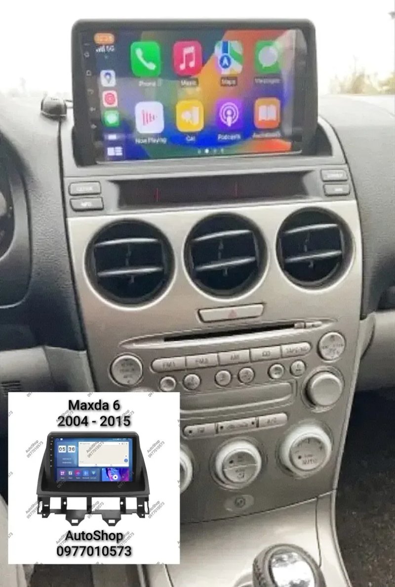 Магнітола Mazda 2, 3, 6, 2002 - 2015р  верхній або нижній екран Android — фото 2