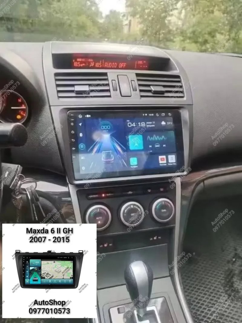 Магнітола Mazda 2, 3, 6, 2002 - 2015р  верхній або нижній екран Android — фото 5
