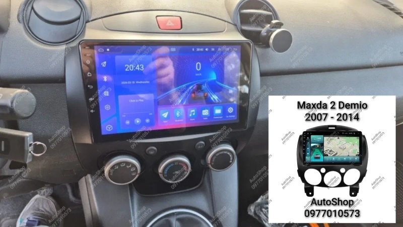 Магнітола Mazda 2, 3, 6, 2002 - 2015р  верхній або нижній екран Android — фото 6