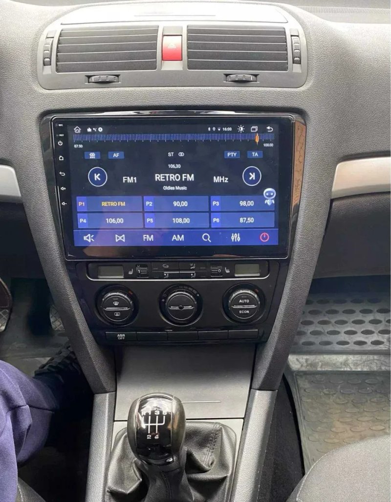 Магнітола Mekede 2/32 для Skoda Octavia A5 CarPlay USB GPS Октавіа — фото 8