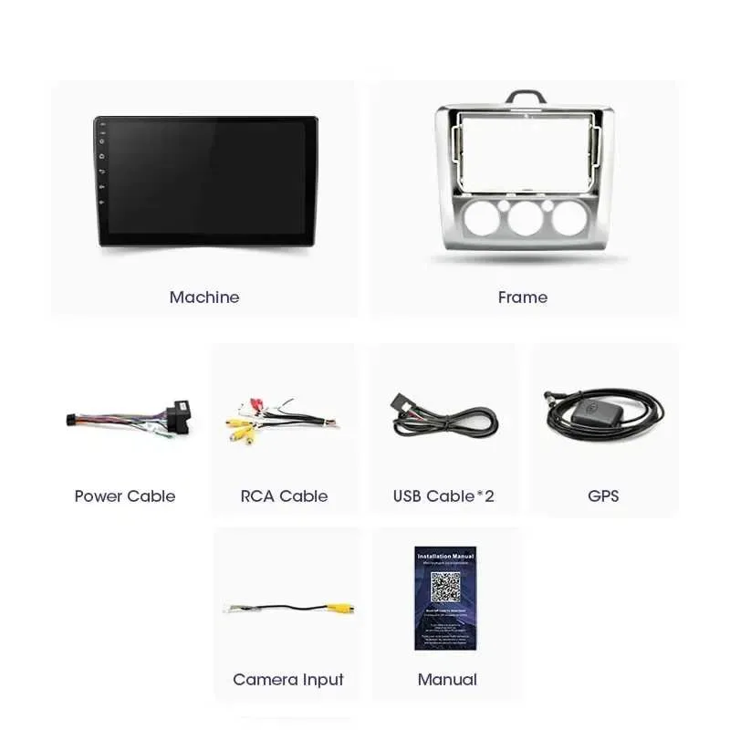Магнітола Mekede Ford Focus MK2 Форд Фокус 2 CarPlay GPS WiFi USB — фото 6