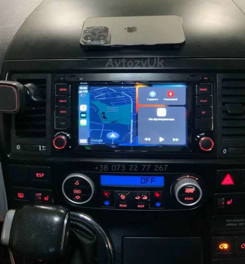 Магнитола MULTIVAN Volkswagen VW Т5 TRANSPORTER T5 CarPlay Android 16 — фото 2