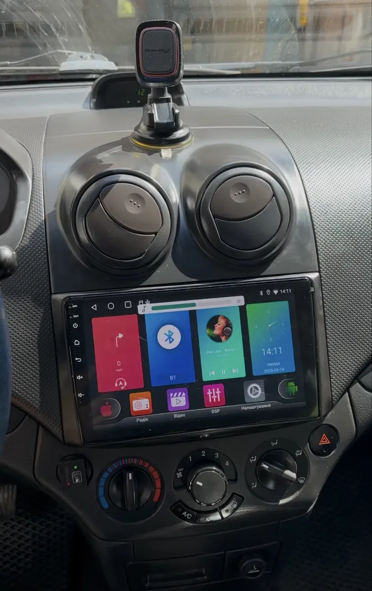 Магнітола на андроїді для Chevrolet Aveo T250,  ЗАЗ Віда, автомагнитола  9 дюймів  CarPlay — фото 3