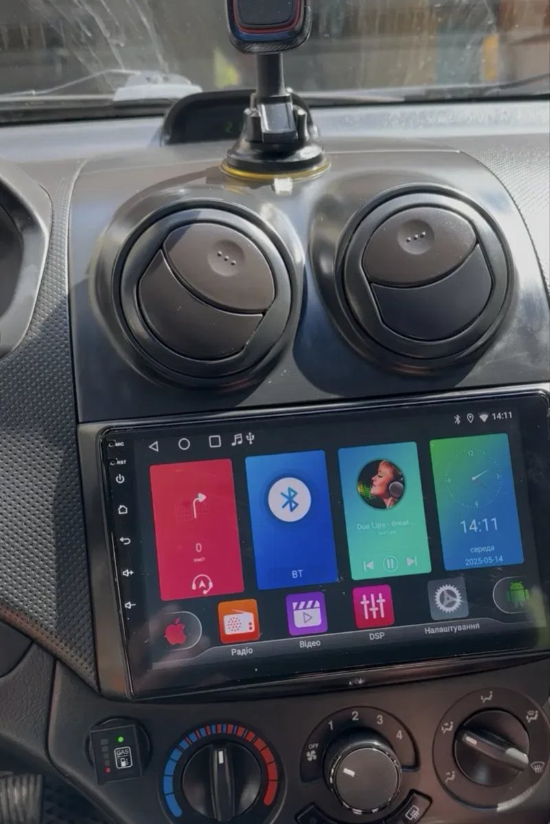 Магнітола на андроїді для Chevrolet Aveo T250,  ЗАЗ Віда, автомагнитола  9 дюймів  CarPlay — фото 4