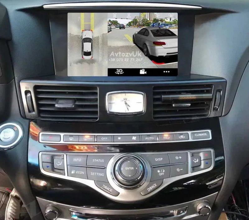 Магнітола QX60 JX35 INFINITI M35 M45 М35 М45 QX56 QX80 Q70 Андроїд 16 — фото 6