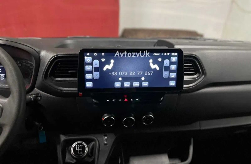 Магнитола Renault MASTER Opel MOVANO Мастер Nissan NV400 2 дин Android 16 — фото 3
