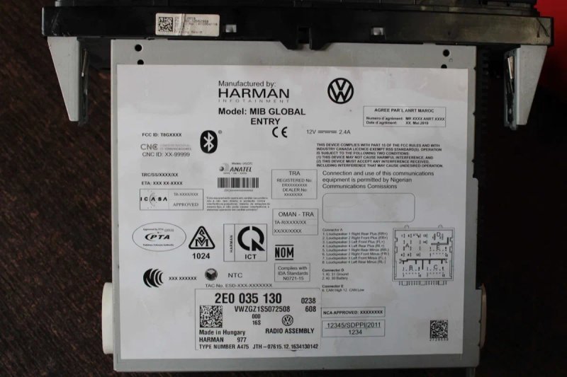 Магнітола штатна для Volkswagen Crafter / Man TGE — фото 4