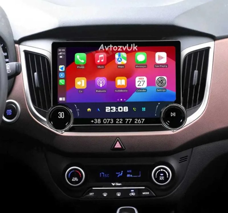 Магнітола TUCSON Hyundai IX35 IX25 CRETA GPS Туксон CarPlay Андроїд 16 — фото 7