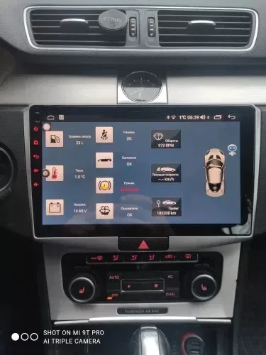Магнитола Volkswagen VW Passat B6 B7 Магнитофон Android GPS — фото 2