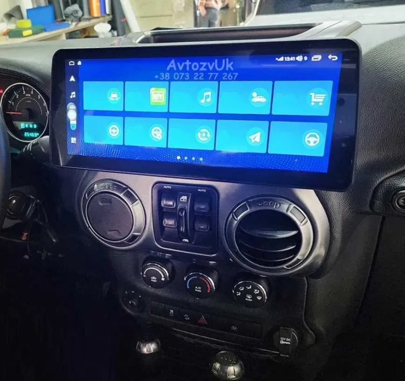Магнітола WRANGLER Jeep Dodge DURANGO NITRO RAM 1500 Chrysler Андроїд 16 — фото 4