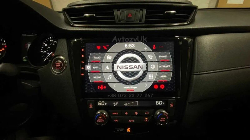 Магнитола X-TRAIL Nissan ROGUE T31 T32 QASHQAI J10 CarPlay Android 16 — фото 4