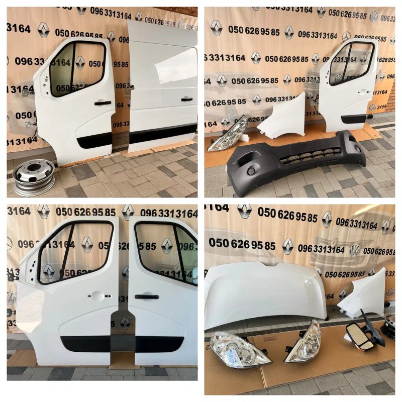 Master 4 мастер 3 movano nv 400 разборка крыло бампер капот фара лот — фото 3
